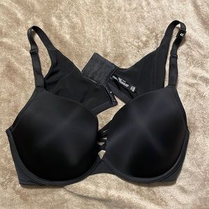 Torrid Curve Black Push-up/Plunge Bra
